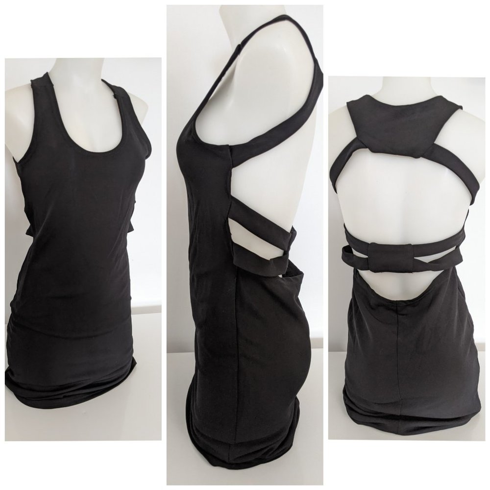 Night Out W/ Back Sexy Strap Mini Dress Sz XS